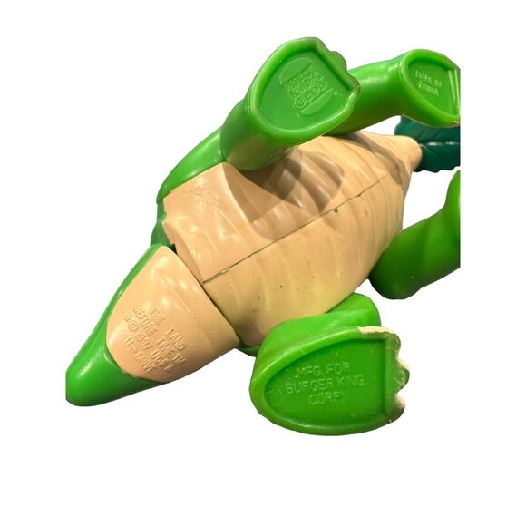 Vintage Burger King Land Before Time Spike Dinosaur PullToy 1997 WORKS Fast Food - Picture 7 of 8